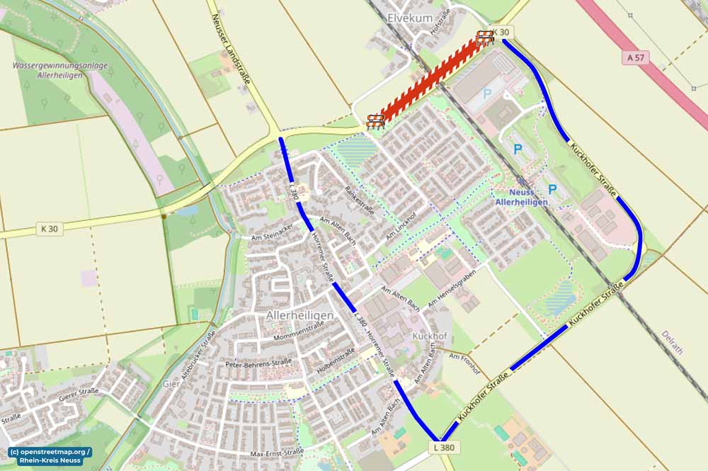 Rad- und Fußweg der K30 wieder freigegeben