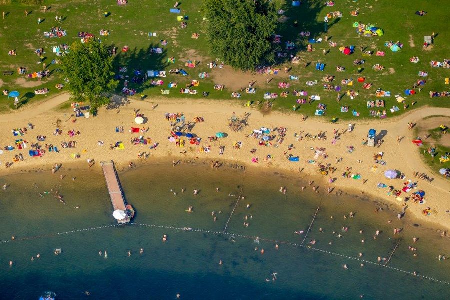 Unterbacher See hat eine ausgezeichnete Wasserqualität