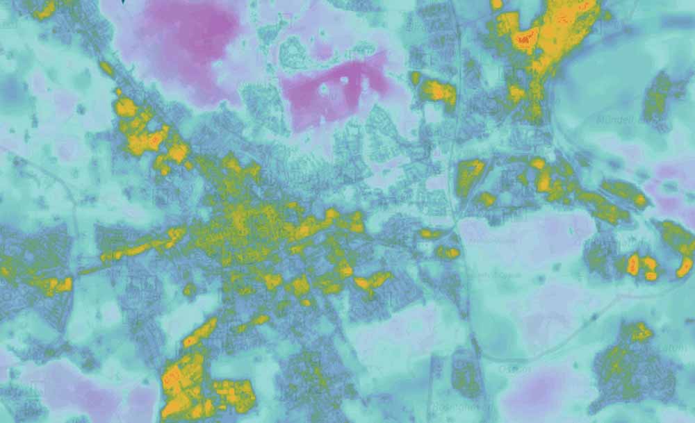 Krefeld: Neues Portal zeigt kühle Orte bei Hitze