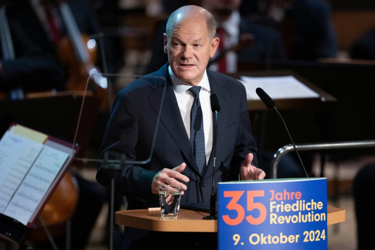 35 Jahre Friedliche Revolution: Scholz mahnt zu Verteidigung von Demokratie