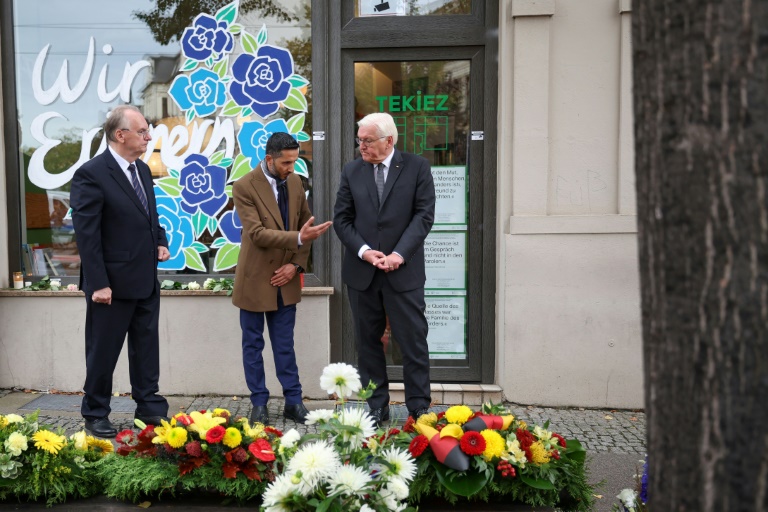 Gedenken an Anschlag von Halle: Steinmeier mahnt zu Kampf gegen Antisemitismus