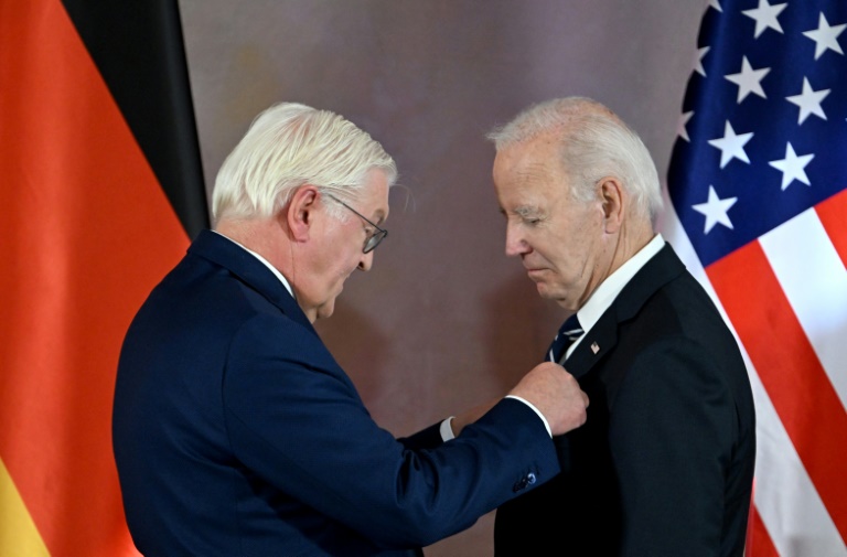 Steinmeier verleiht Biden bei Abschiedsbesuch höchste deutsche Auszeichnung