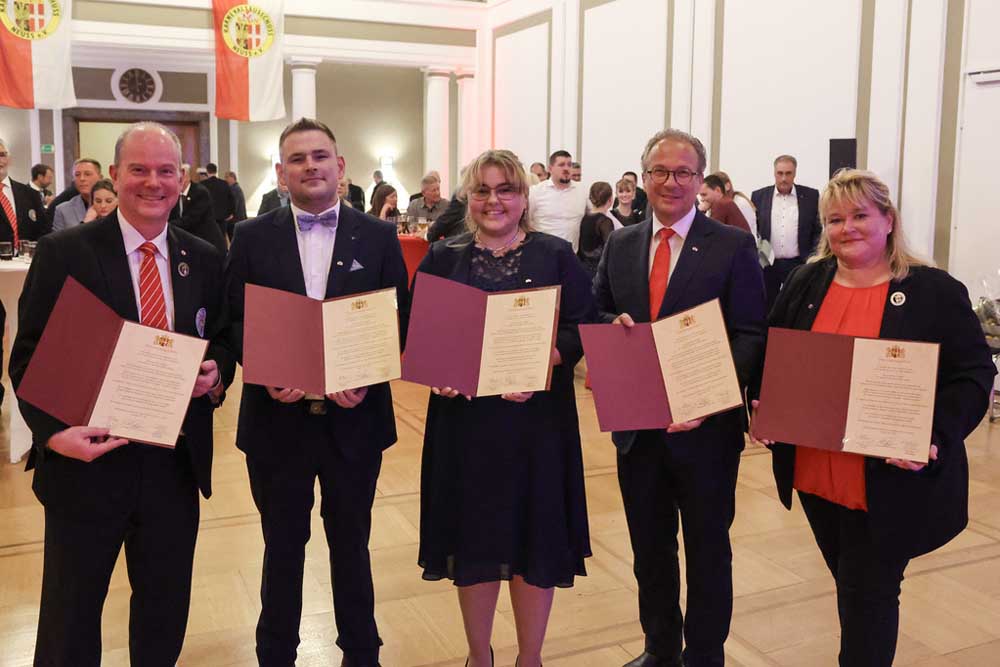 Prinzenpaar im Neusser Rathaus empfangen