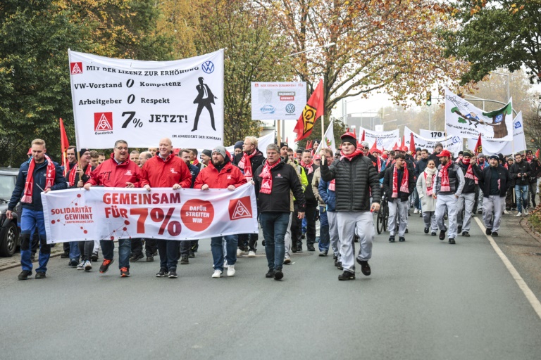 Verhandlung für Pilotabschluss in der Metallindustrie in Hamburg