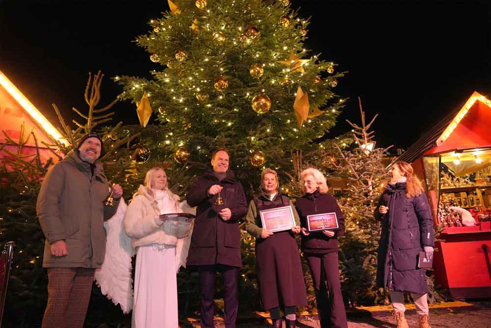 Düsseldorfer Weihnachtsmarkt offiziell eröffnet