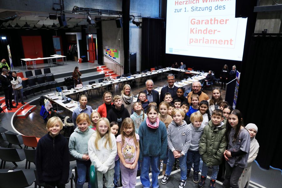 Konstituierende Sitzung des Garather Kinderparlaments