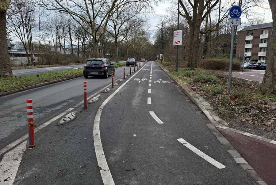 Ausbau des Düsseldorfer Radhauptnetzes geht voran