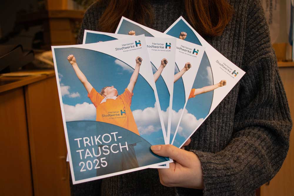 Neue Trikots für den Hertener Sport