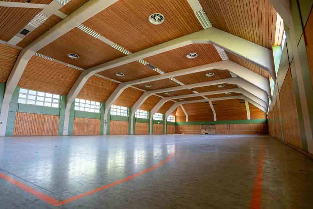 Ehemalige Sporthalle