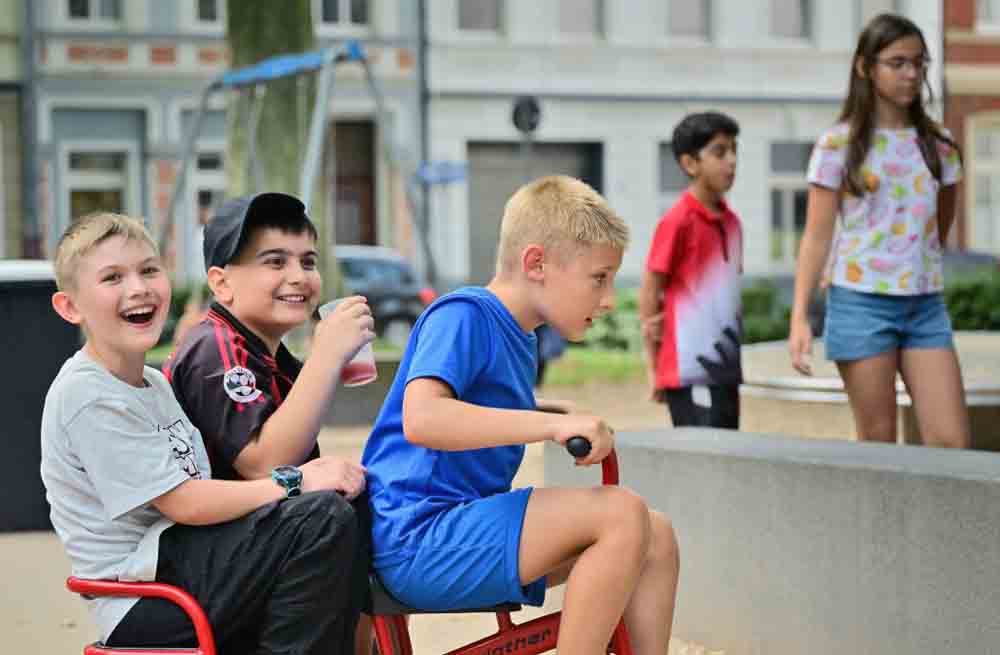 Kinder aus dem Sozialraum rund um den Albrechtplatz
