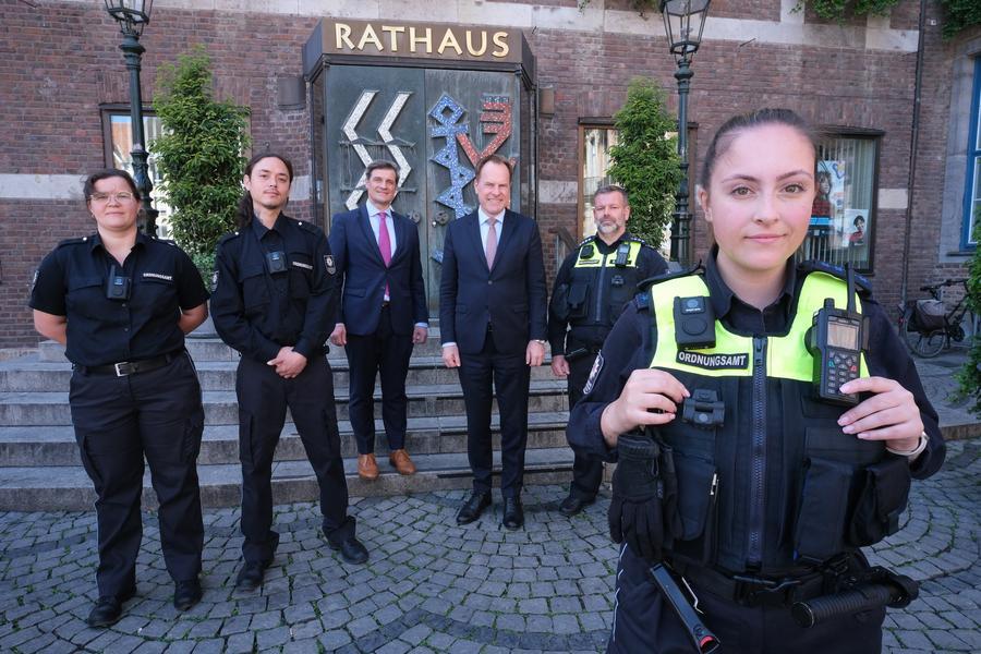 Ordnungsamt Düsseldorf Bodycams