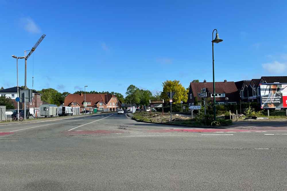 Kreuzungsbereich Ostertorstraße und Schützenstraße in Remels
