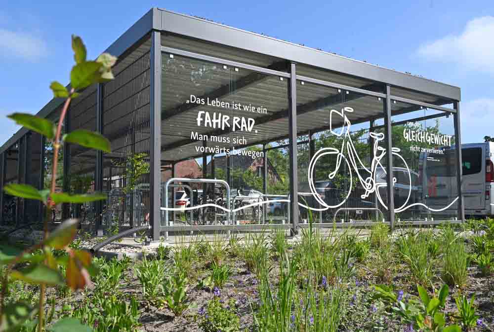 Radabstellanlage am Steinfurter Kreishaus
