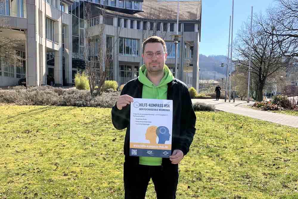 Jonas Schürhoff vom HSK-Gesundheitsamt