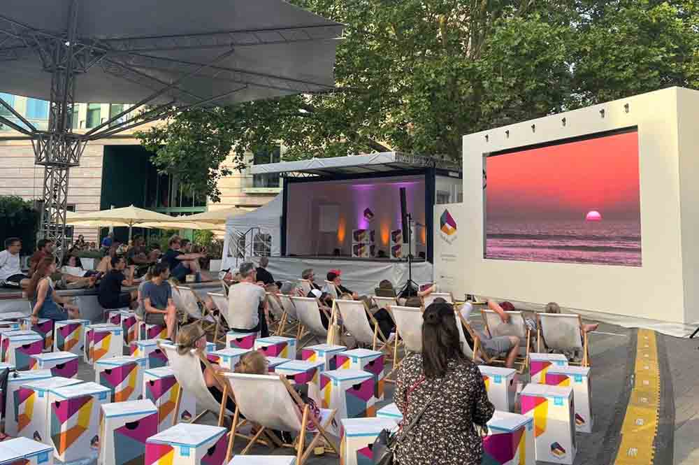 Open-Air-Kino auf dem Stubengassen-Platz