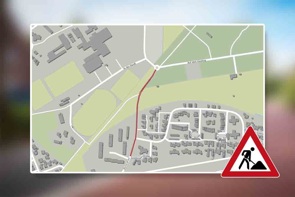 Halbseitige Sperrung der Blücherstraße