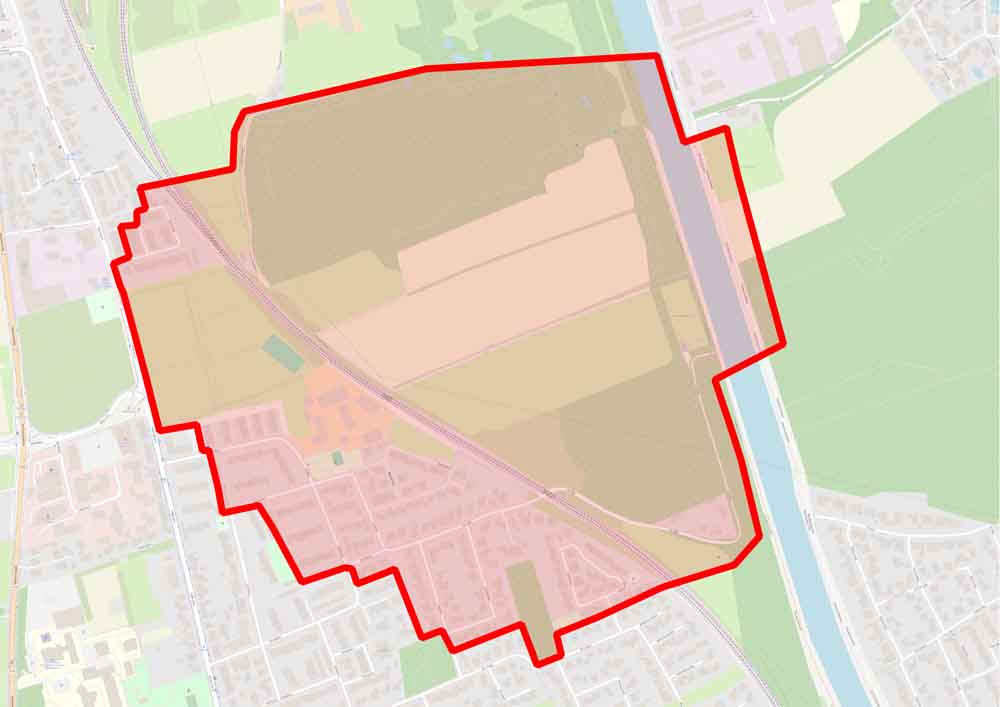 Evakuierungsgebiet Im Dahl / Lechtenberger Busch