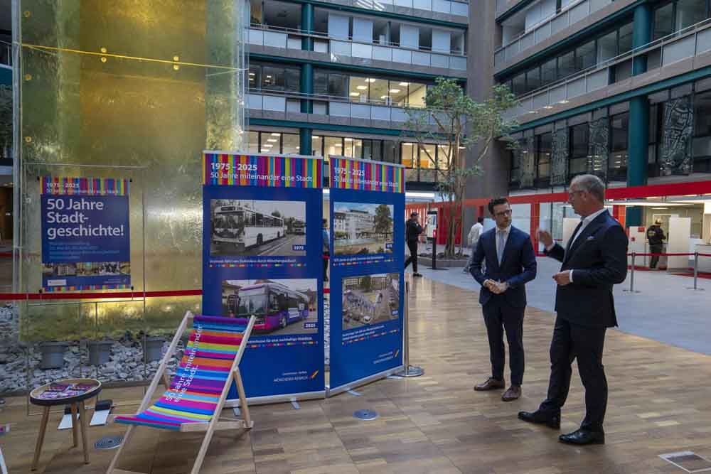Wanderausstellung zum Stadtjubiläum