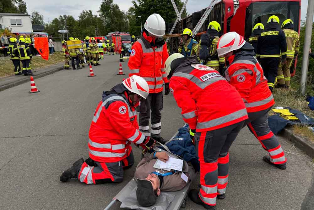 Großübung in Meinerzhagen