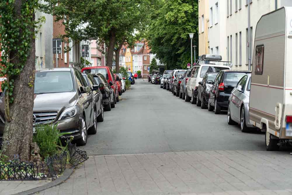 Bewohnerparkzone in "Klein Muffi"