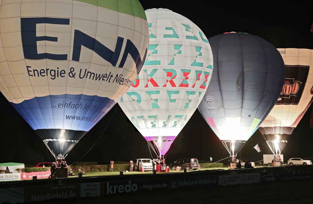Ballon-Fiesta auf der Krefelder Rennbahn