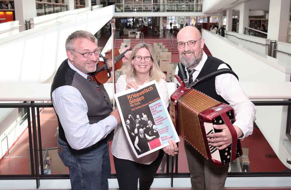 "Krieewelsches Singen" in der Mediothek Krefeld