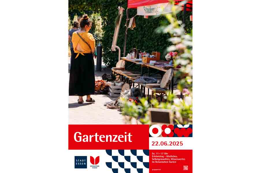 Plakat Gartenzeit im Grugapark Essen