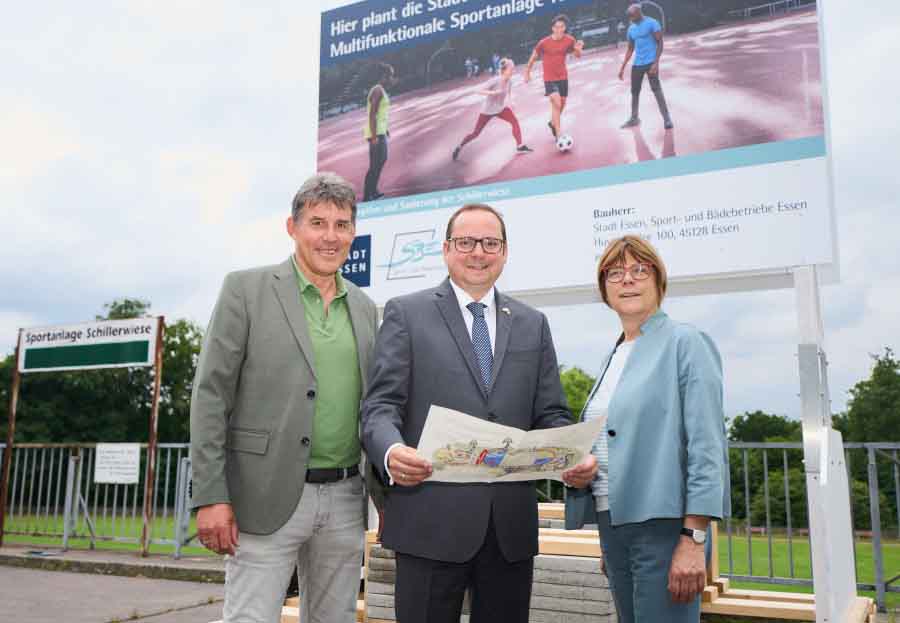 Vorstellung der Pläne für den Umbau der Sportanlage Schillerwiese