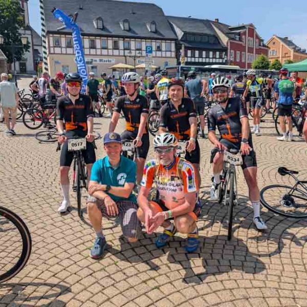 Düsseldorfer Radsportler beim Radmarathon in Chemnitz 