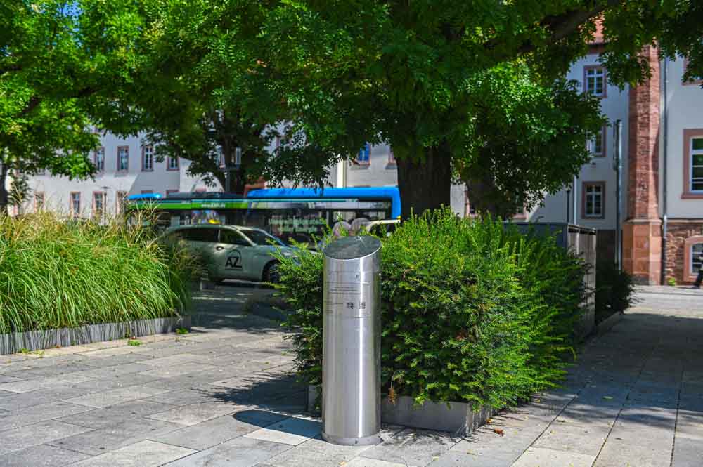 Erster Hanauer Trinkbrunnen am Freiheitsplatz