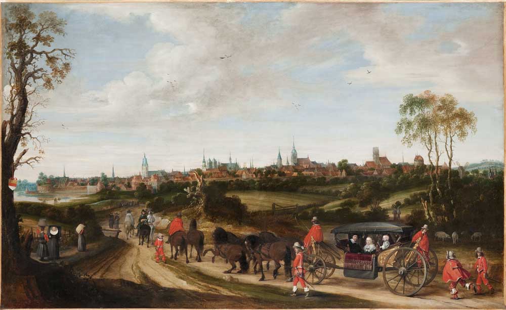 Einzug des Gesandten Adriaen Pauw in Münster. Gemälde von Gerard ter Borch