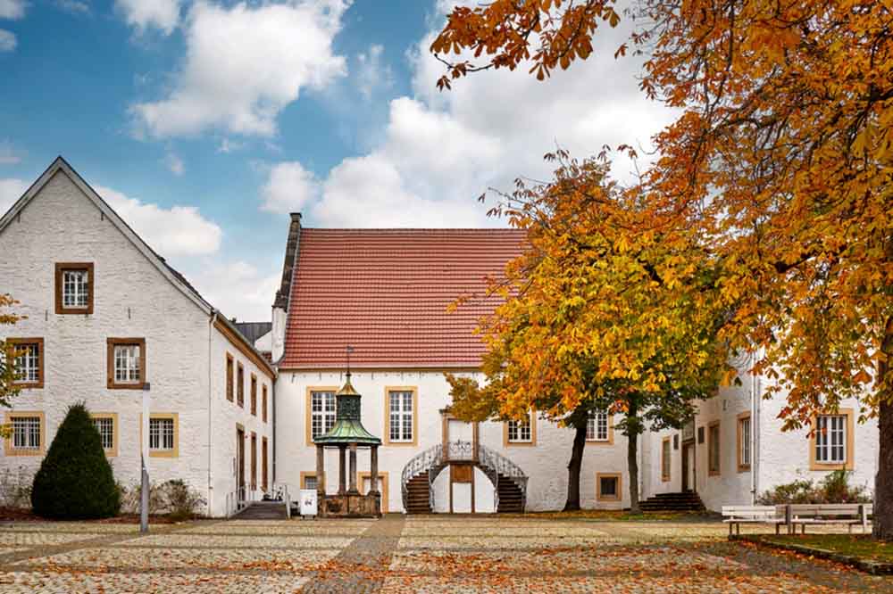 Der ehemalige Adelshof Falkenhof in Rheine