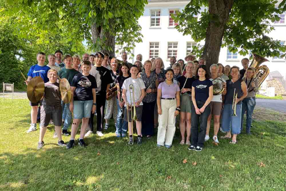Das Blasorchester der Musikschule