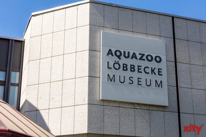 Aquazoo Löbbecke Museum Schild