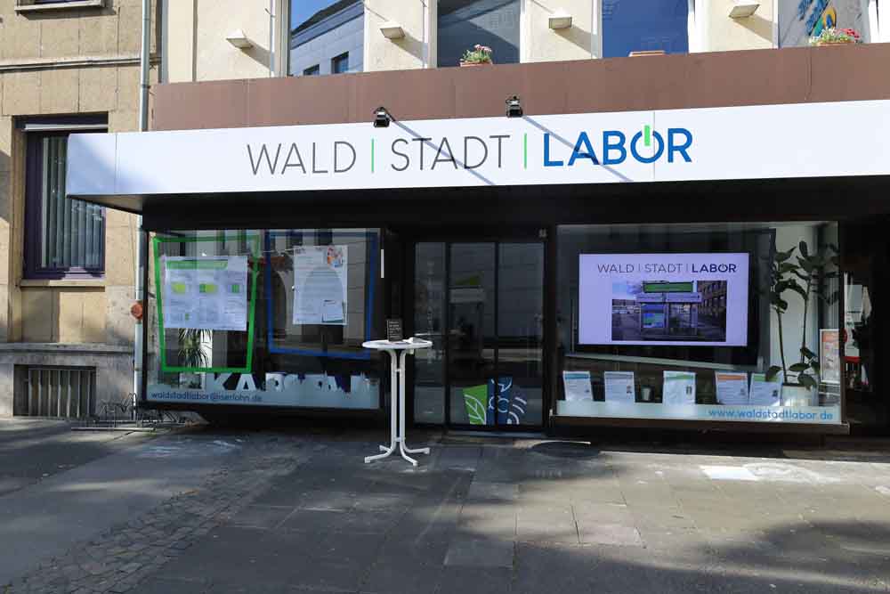 Fassade Waldstadtlabor