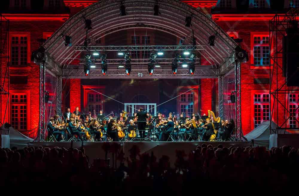 Jubiläumskonzert auf dem Borkener Marktplatz