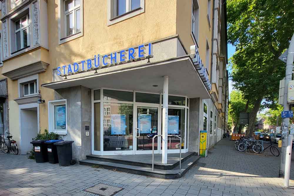 Außenansicht Stadteilbücherei Hansaplatz