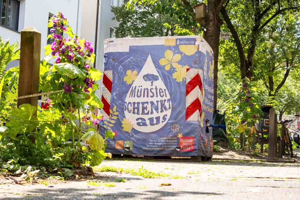 Wassertank für „Münster schenkt aus"
