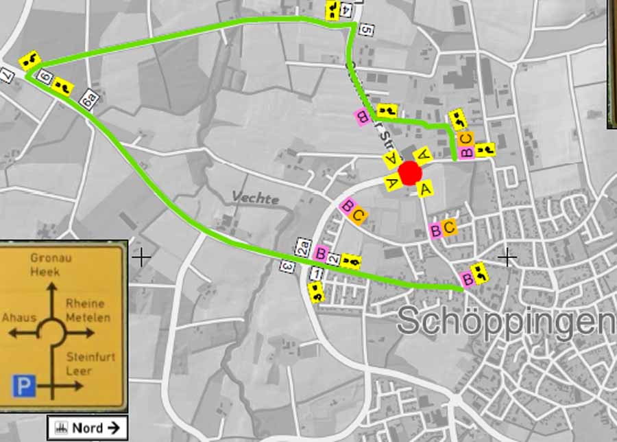 Übersichtsplan der Baumaßnahme am Kreisverkehr der Kreisstraße K 28