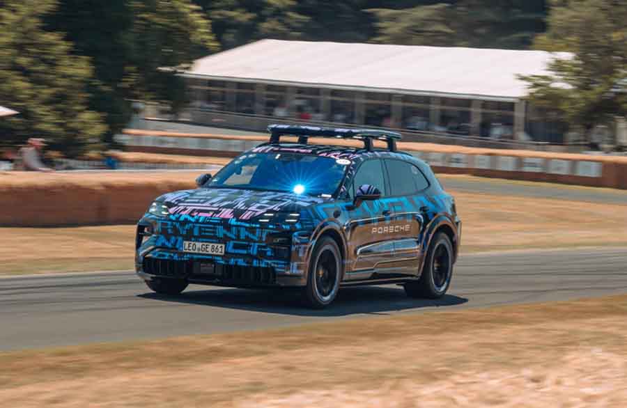 Prototyp Cayenne Electric beim Festival of Speed