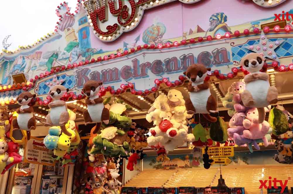 Kirmes Stand Kamelrennen