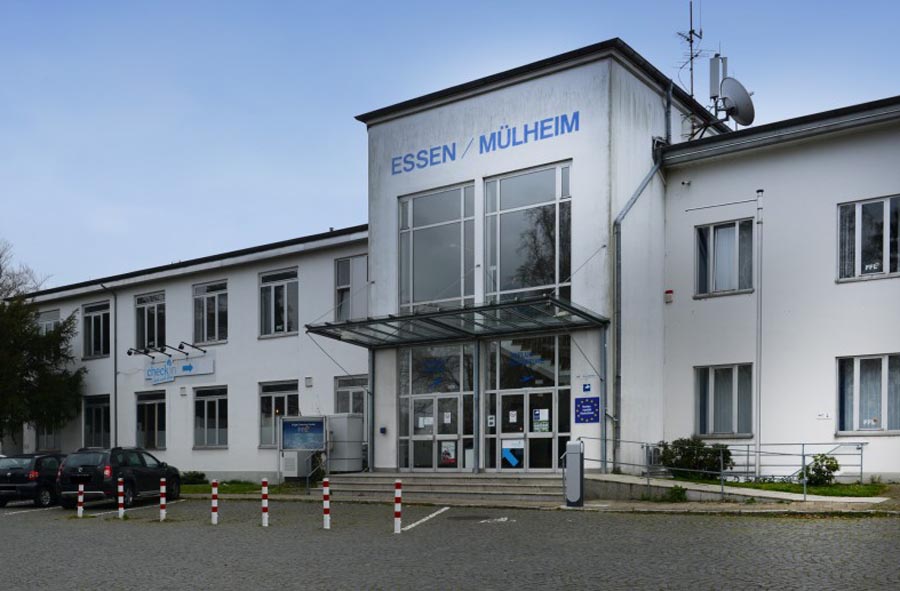 Außenansicht Flughafen Essen/ Mülheim