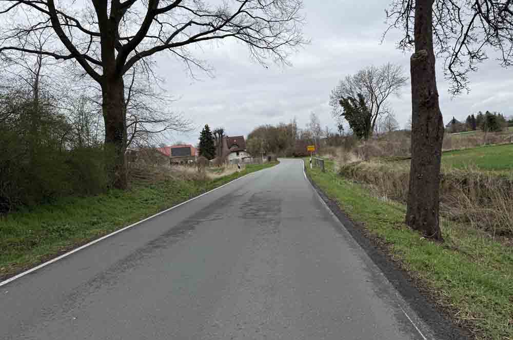 Kreisstraße 2 am Heideweg