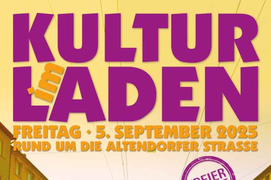 Plakat Kultur im Laden