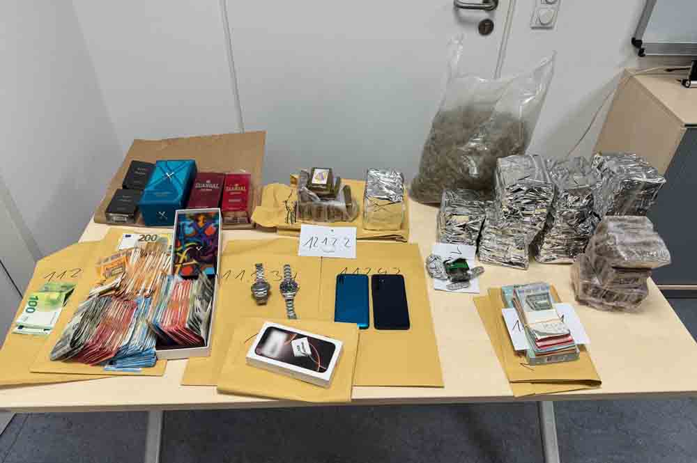 Beschlagnahmte Gegenstände