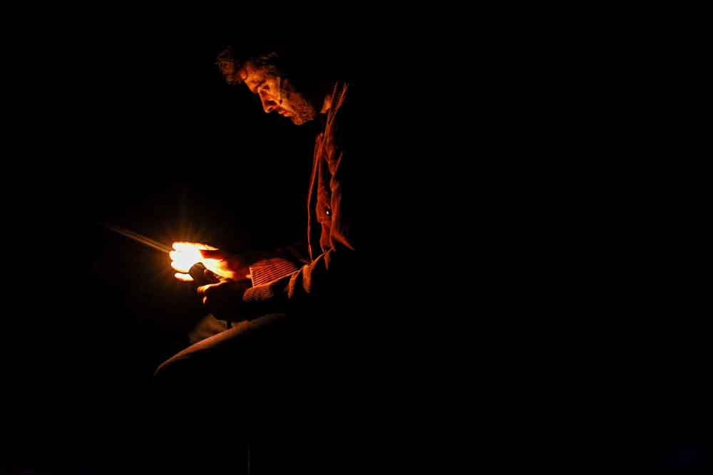 Theaterstück "Die Welt im Rücken"