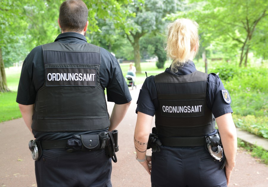Mitarbeiter vom Ordnungsamt Essen