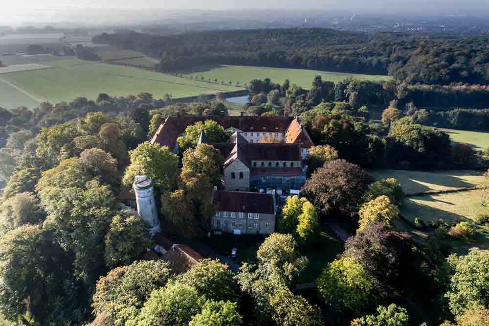 Vogelperspektive Schloss Cappenberg