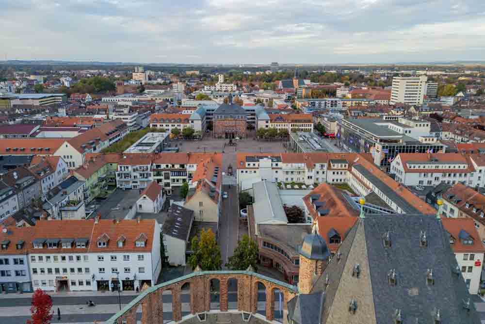 Hanauer Innenstadt - Vogelperspektive