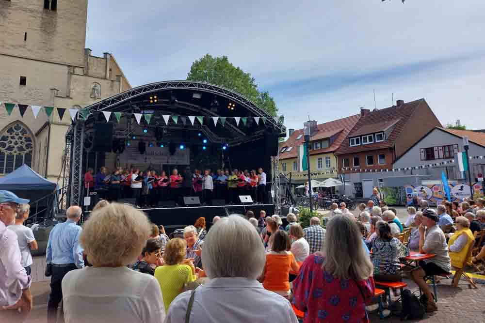 Konzert der Musikschule beim Stadtfest in Borken